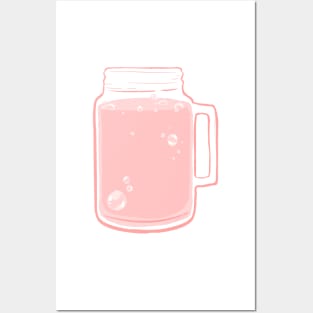 pink drink Posters and Art